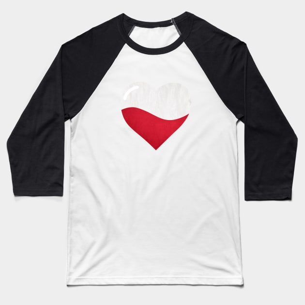 The flag of poland Baseball T-Shirt by Purrfect